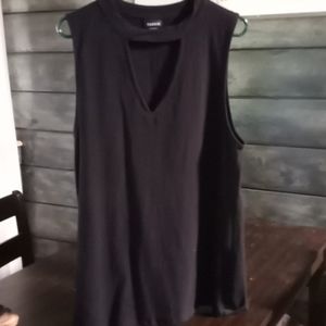 Torrid "Size 3" Plus Size Sleeveless Black Top